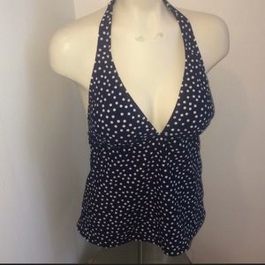 Old Navy polka dot halter tankini size M new with tags